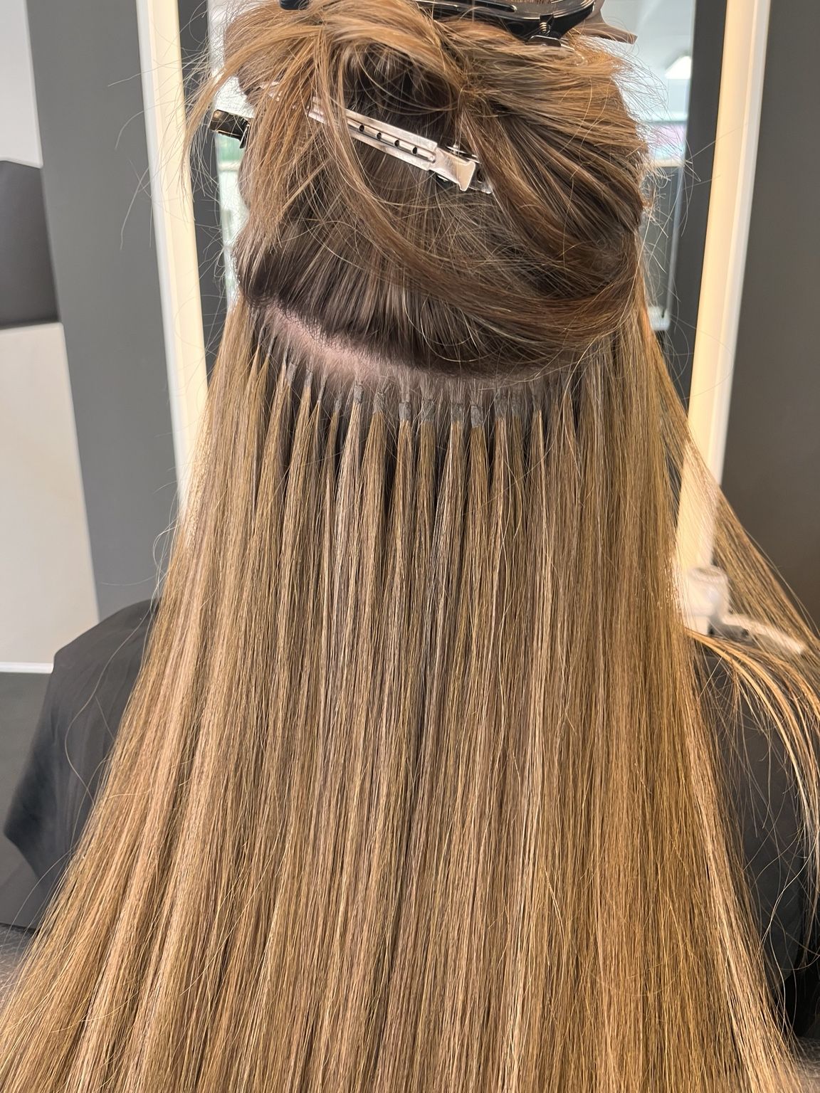 Weiche blonde Wellen